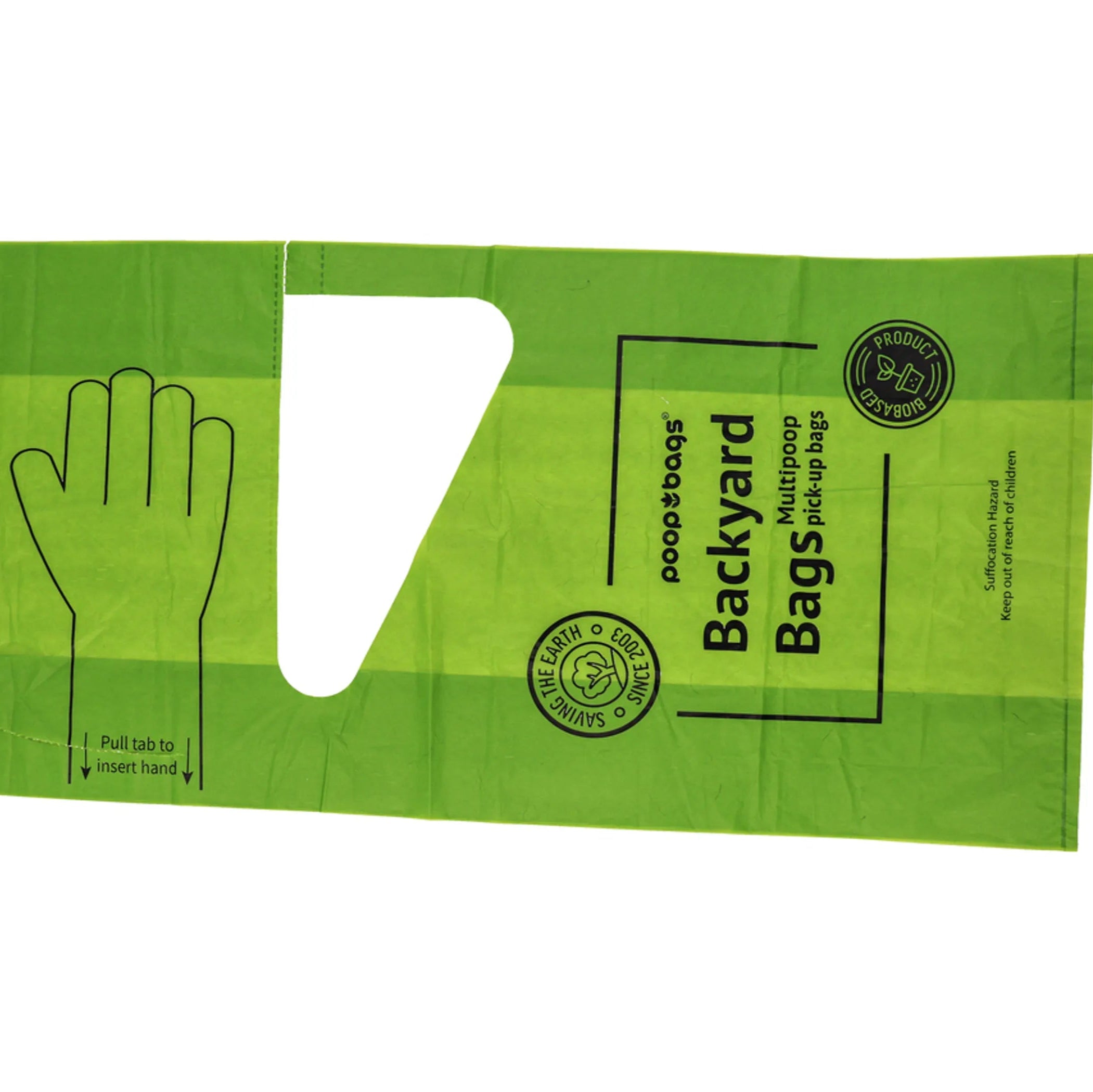 biobased oversized waste pickup bags