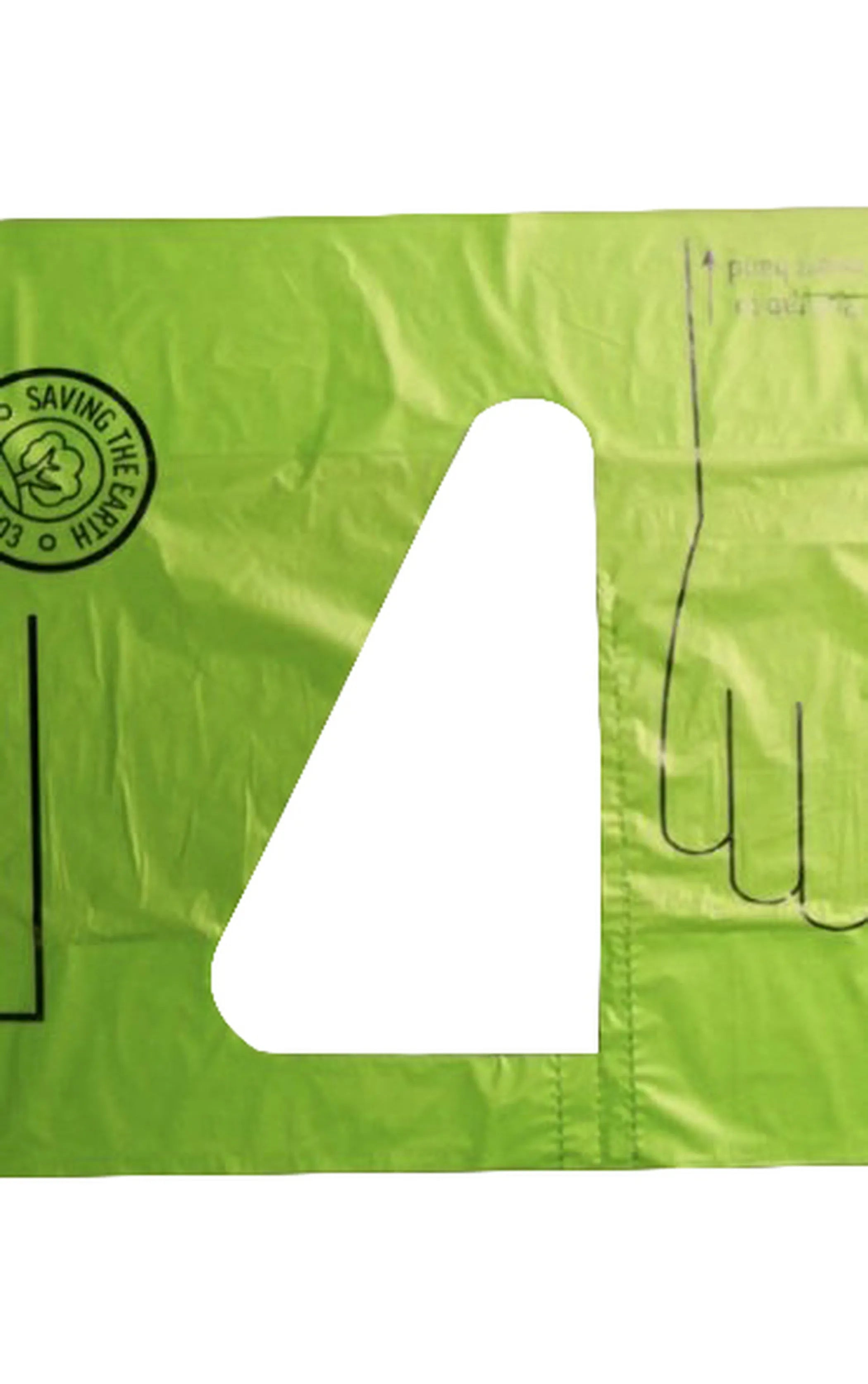 biobased oversized waste pickup bags