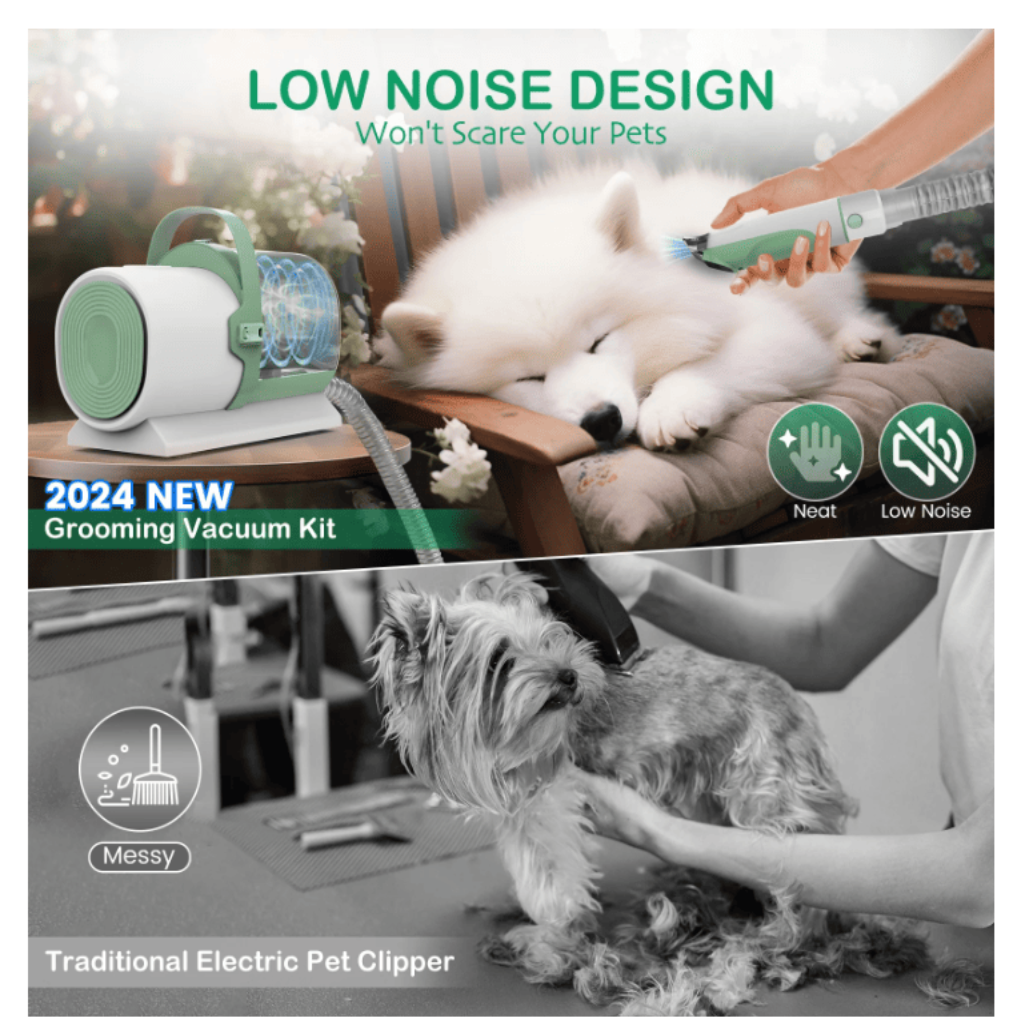 AIRROBO Pet Grooming Vacuum PG50 Plus